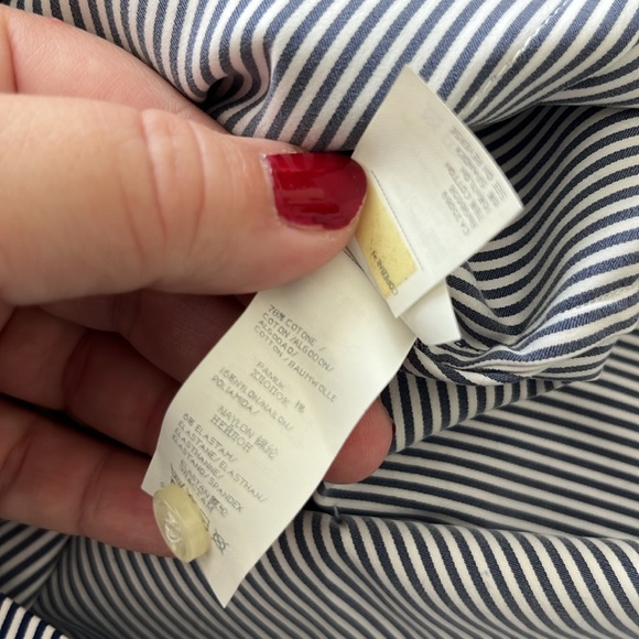 Women's Paul and Shark Yachting Striped Rhinestone Placket Top - Picture 11 of 11